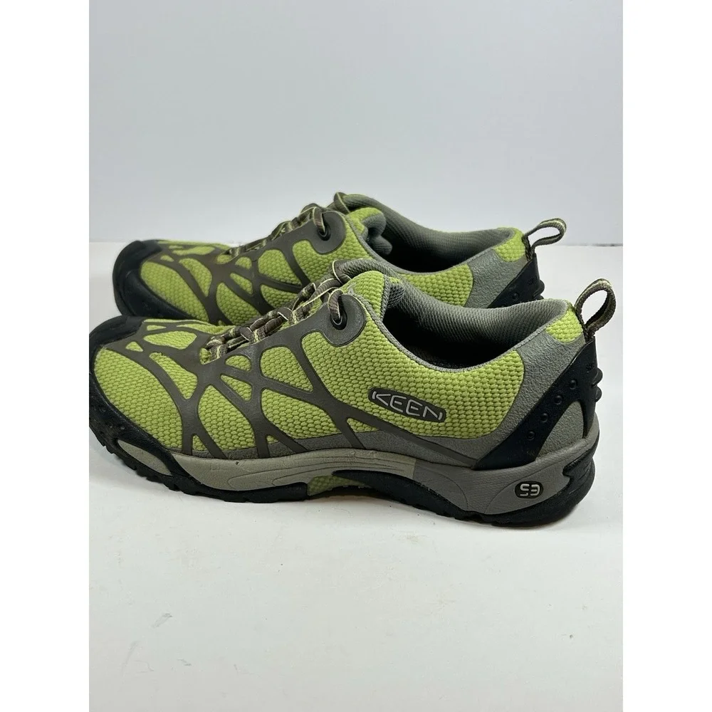 Keen Dry Shellback Trail Running Shoes Women's Size 9 Green Black Waterproof